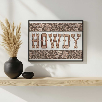 HOWDY by Cindy Jacobs Art Print