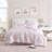 Evie Laura Ashley Delphine Pink Reversible Floral Cotton Comforter Set-86644887