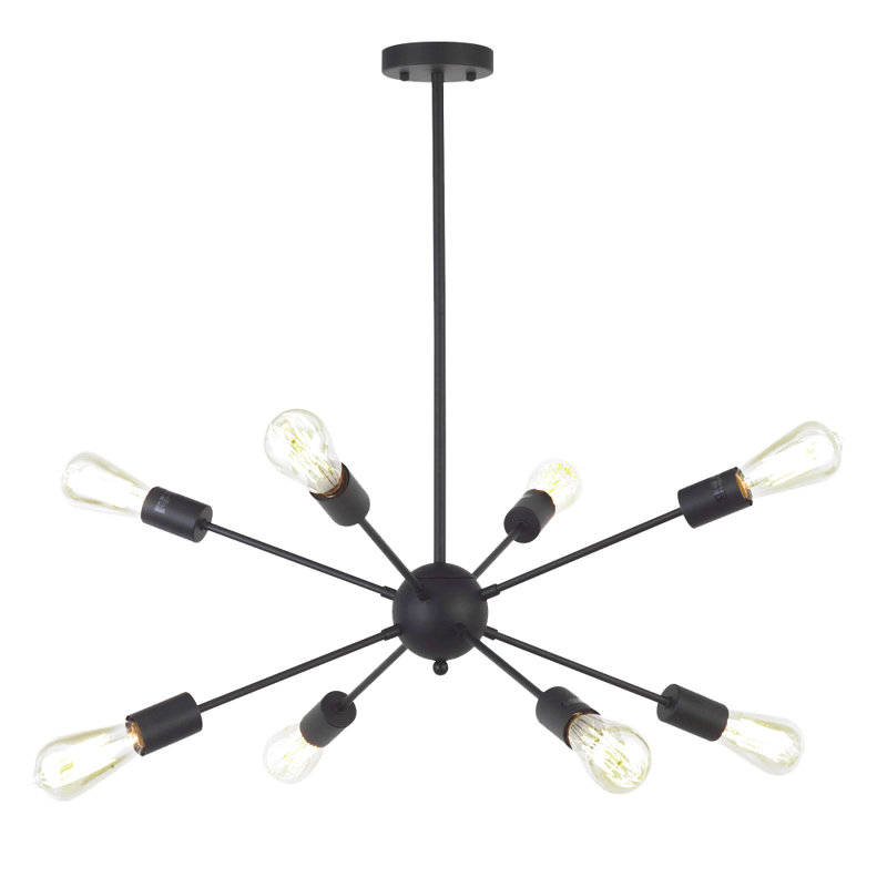 Eshan 8 - Light Dimmable Sputnik Sphere Chandelier