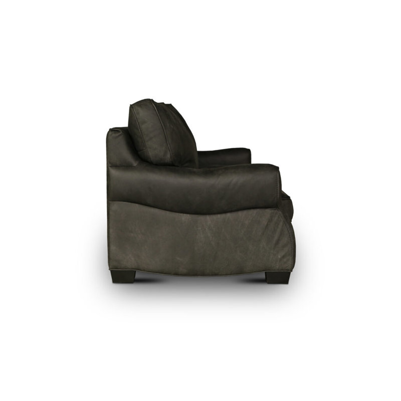 Stafford Leather Sofa, Midnight (Longhorn), Espresso