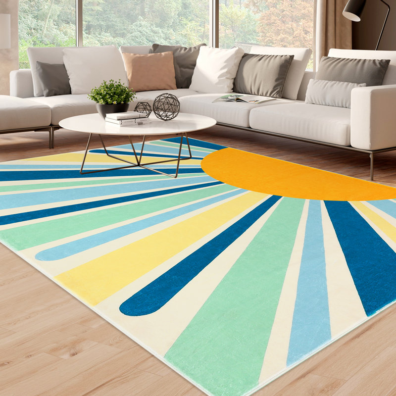 Dragovich Washable Geometric Indoor Rug, Rectangle 5' x 7'