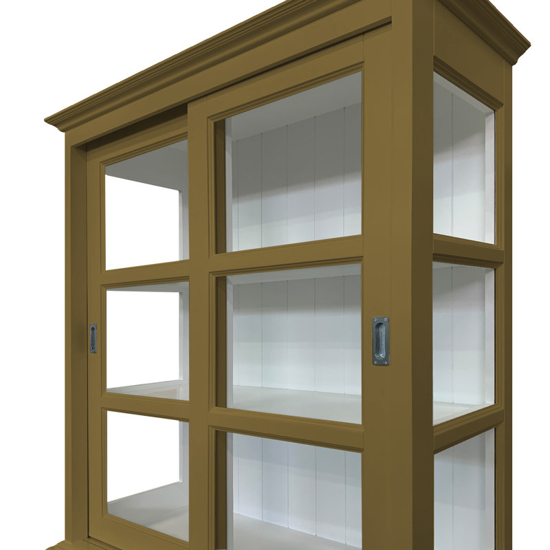Babetta Display Cabinet, Green Brown