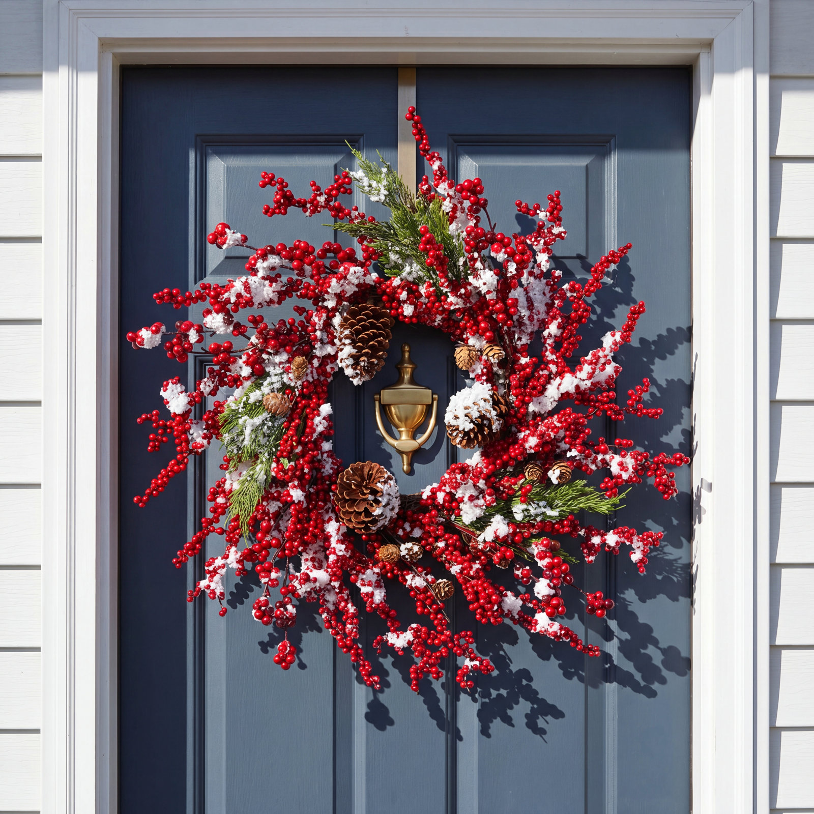 24'' Pinecones Wreath