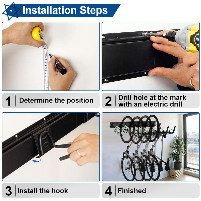 Wall Mounted Bike Rack
