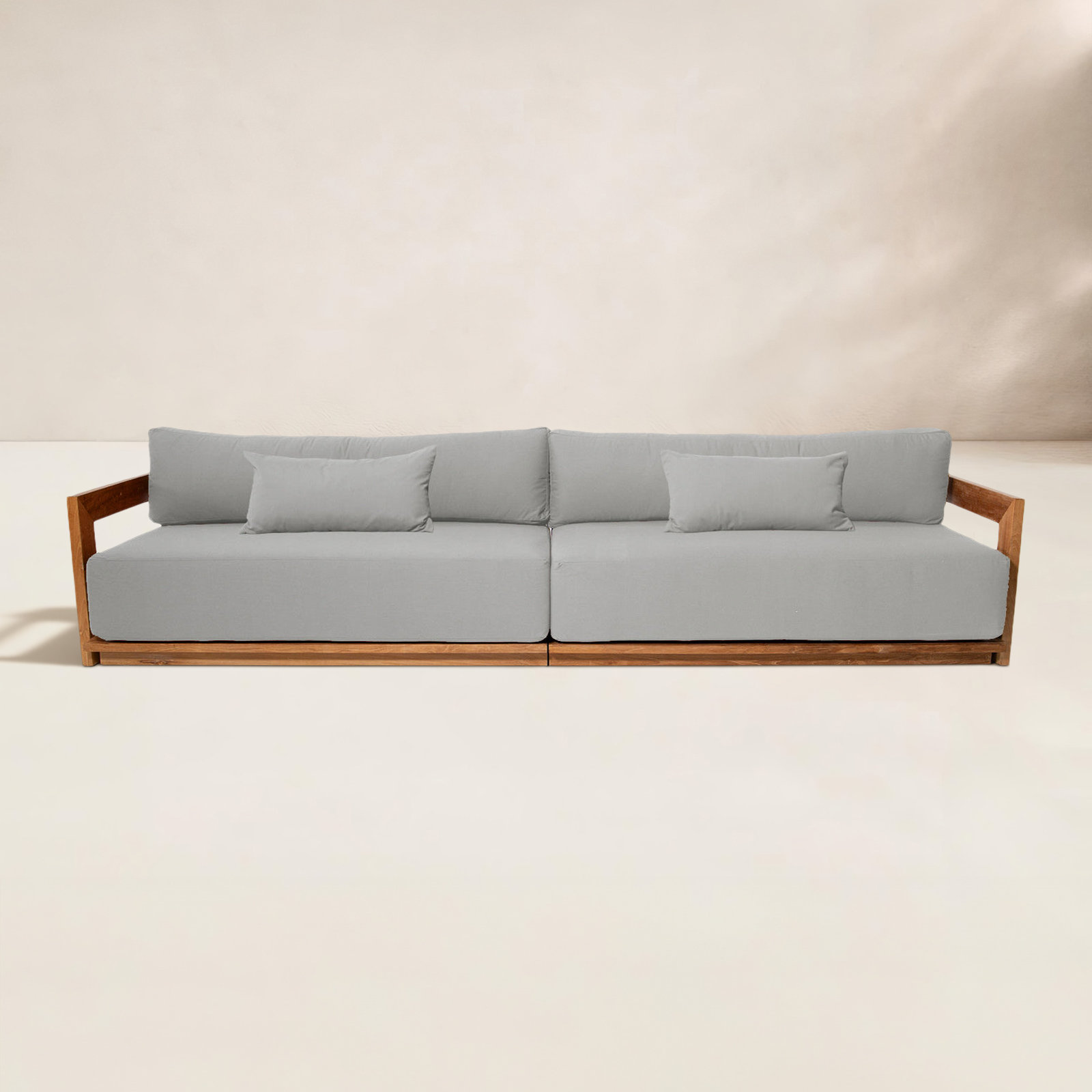 Varenna 119" Sunbrella® Patio Sofa, Granite