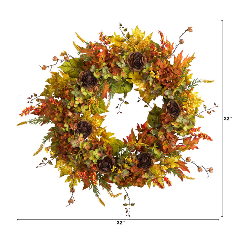 Faux 32'' Wreath