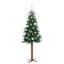 Slim Christmas Tree PVC and Solid Pine wood-306120863-306120858