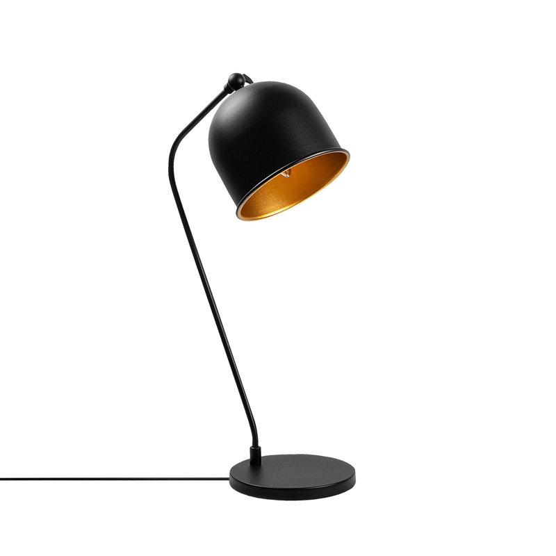 Lampe de table en métal Bono, Noir