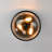 3 - Light Hammered Glass Bowl Flush Mount