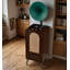 Tourne-disque audio moderne en bois d'hévéa Bluetooth