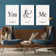 3 Piece Wrapped Canvas Print-220998807