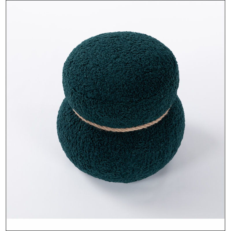 Tabouret bonhomme de neige, siège, ventre rond, mignon et amusant, convient à tout espace, Vert