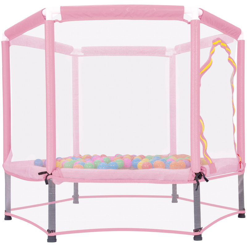 Trampoline for Kids, Pink
