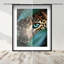 Jungle Watcher III Shadowbox Animals Print by Oliver Gal, Black Frame, 16 x 20-1351244354-1351244355