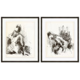Nude Sketch 1 Print by Finn And Ivy