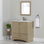 Ensemble de meuble-lavabo sur pied simple 30,5 avec plateau Emlyn