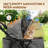 Dog Stroller For Small & Medium Dogs, Pet Stroller For 2 Small Dogs With Adjustable Handle & Canopy, Extra Large Heavy Duty, Foldable & Ventilated, Storage Organizer-128734794-128734795