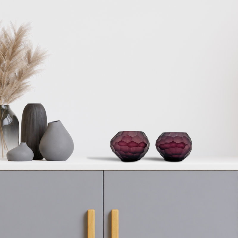 Vase en verre 4 po