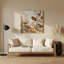 Oiseau en métal beige-1673765047