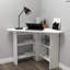 Corner Computer Desk with Shelves-1685238631
