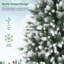 6ft Lighted Artificial Spruce Christmas Tree