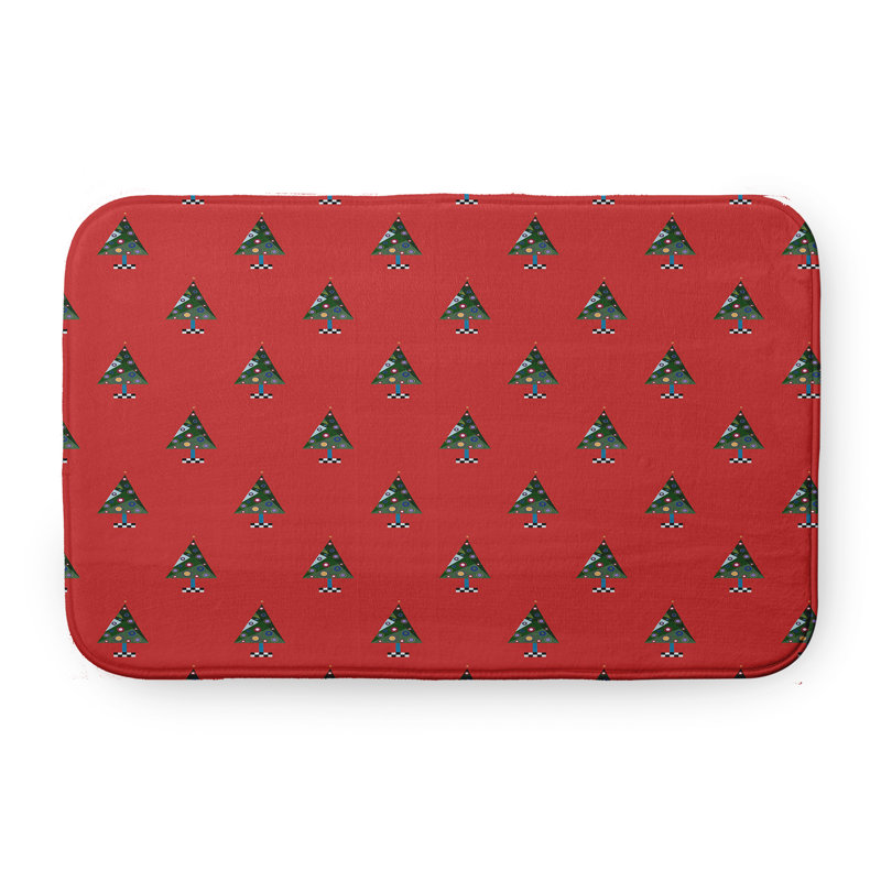 Napperon Crazy Christmas, Rouge vif