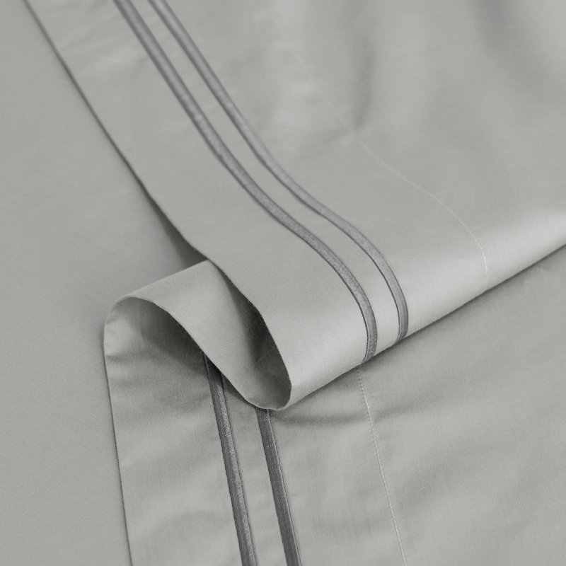 Cotton Blend, Califorlia King, Light Gray
