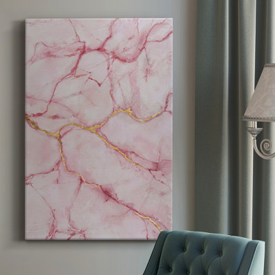 Rose Marble II - impression sur toile tendue