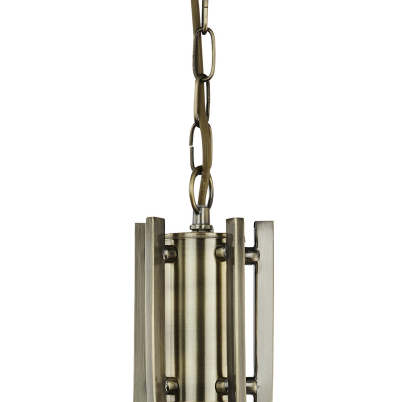 Pamelia 5 - Light Candle Style Chandelier, Antique Brass