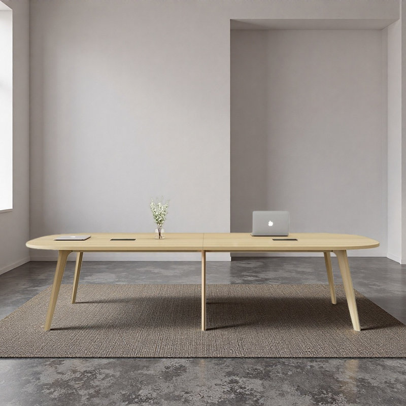 Table de conférence moderne, H 29,53 po x L 141,73 po x l 47,24 po