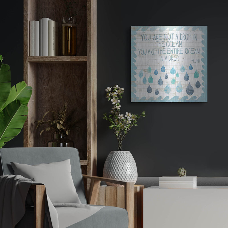 «Coastal Inspire IV» par Grace Popp, H 24 po x l 24 po