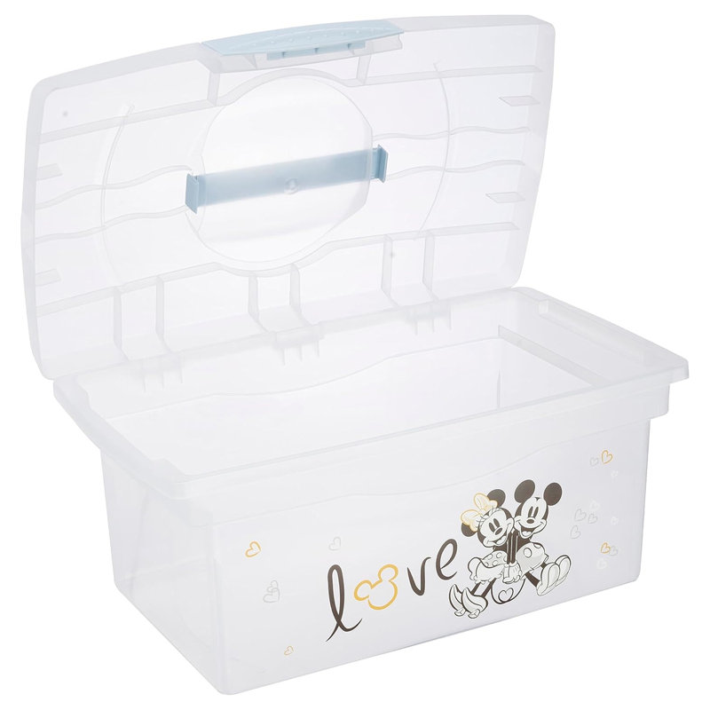 Keeeper Plastic Decorative Bin, Blue