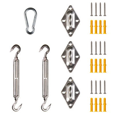 Oliver Royal Shade Triangle Super Ring Installation Hardware Kit