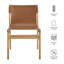 Chaise d'appoint en cuir Sonora-114657703