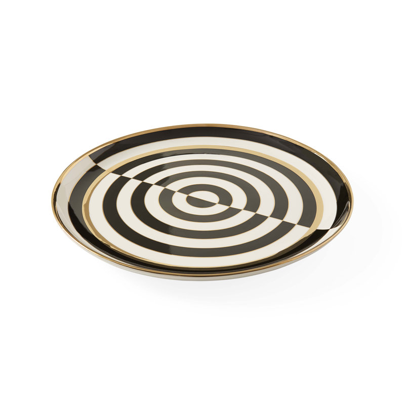 Op Art Ceramic / Porcelain Tray