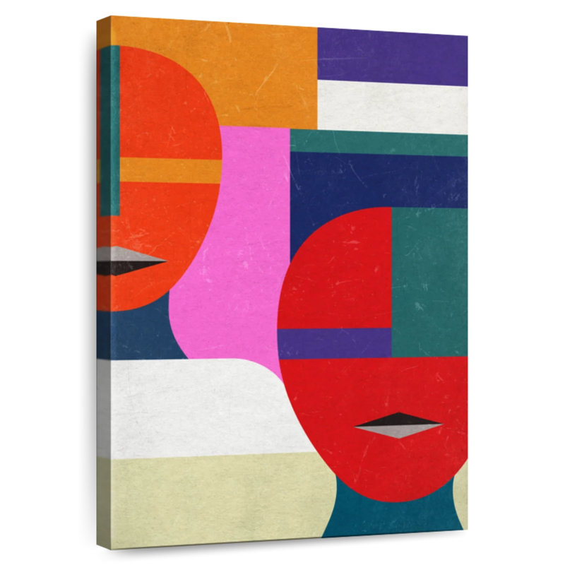 Visages géométriques Avery, H 51 po x l 34 po