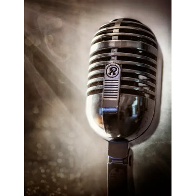 Scott Norris " Smoky Vintage Microphone " by Scott Norris
