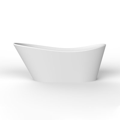 Marilyn 71'' x 31.25'' Soaking Acrylic Bathtub
