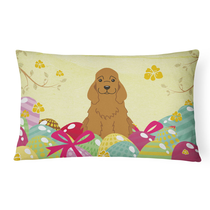 Coussin lombaire épagneul de l’oeuf de pâques, Brun