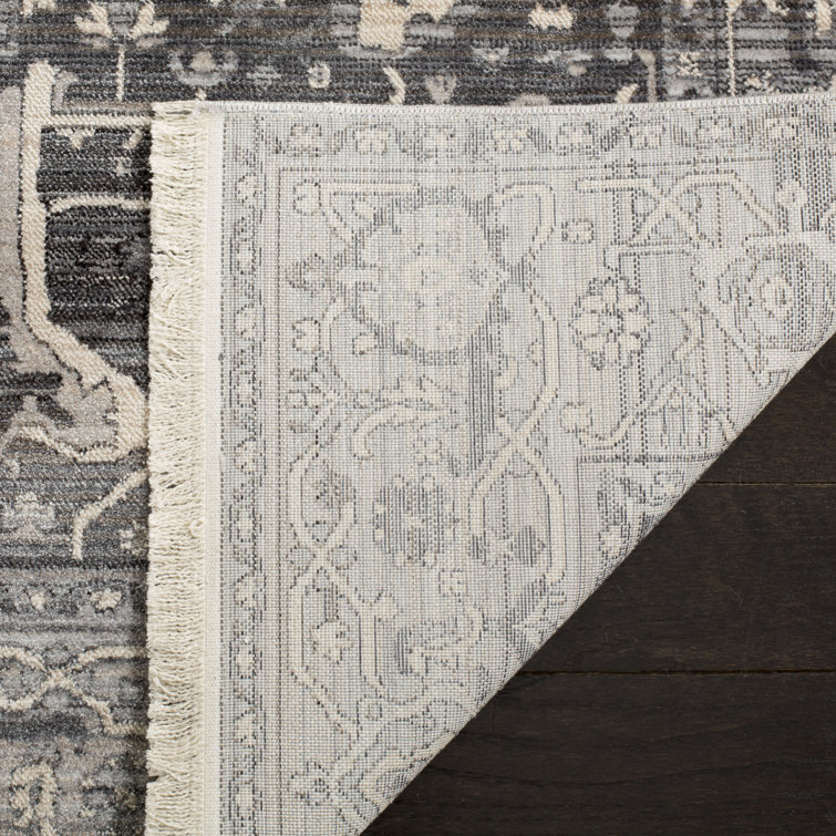 Gloversville Oriental Gray/Charcoal Area Rug