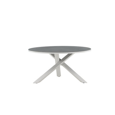 Doney Round Metal Outdoor Dining Table , 140cm cm W 140cm cm D