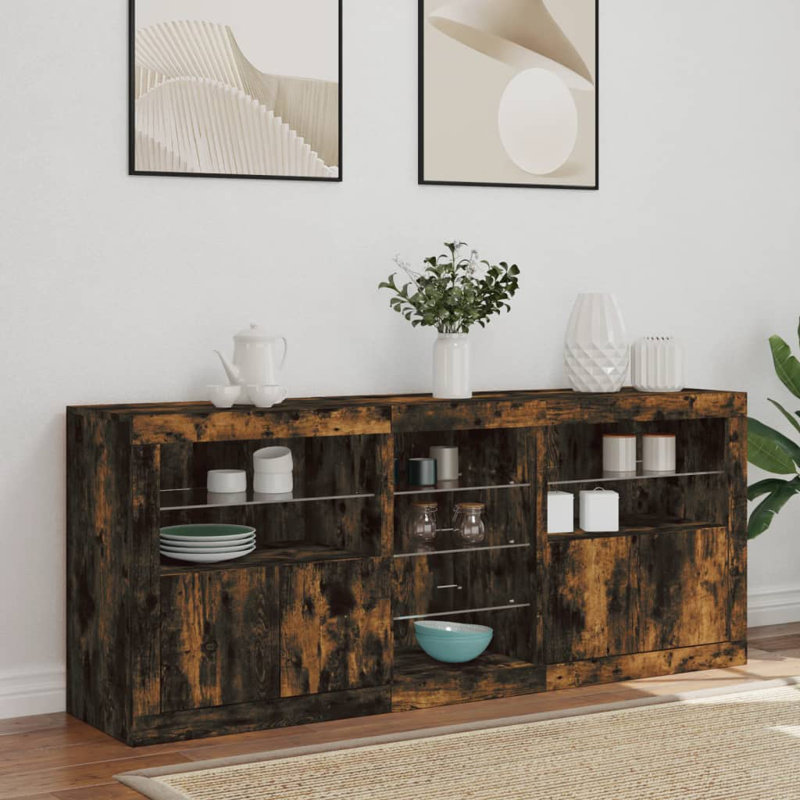 Bashkim 162cm Sideboard, Smoked Oak