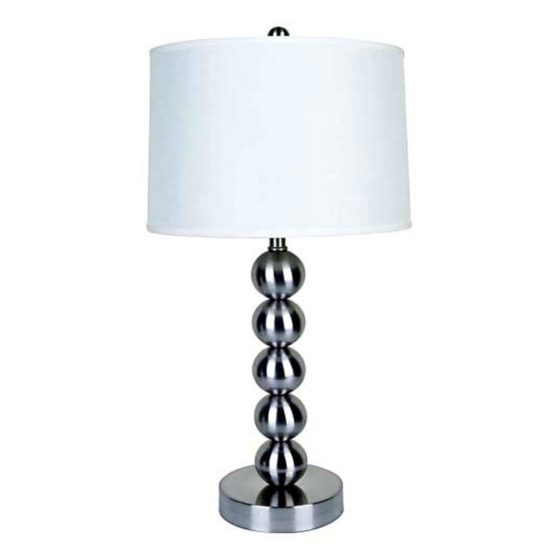 Valon Metal Table Lamp, White