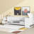 Wood Twin Daybed With Storage, Trundle & Power Charging Ports - Convenient And Electrical Outlets Size-332662992