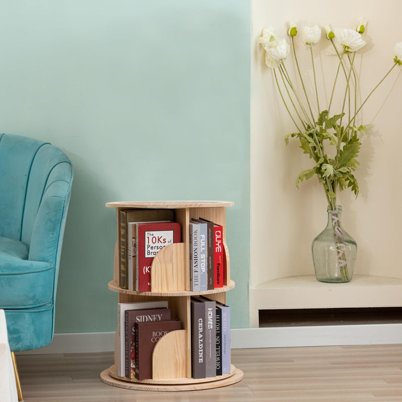 Rodjanae Bookcase, (2 Shelves) 26.5"H x 20.5"W x 20.5"D, Solid Color