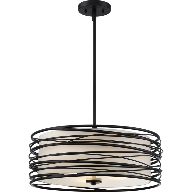 Dann 3 - Light Dimmable Drum Chandelier