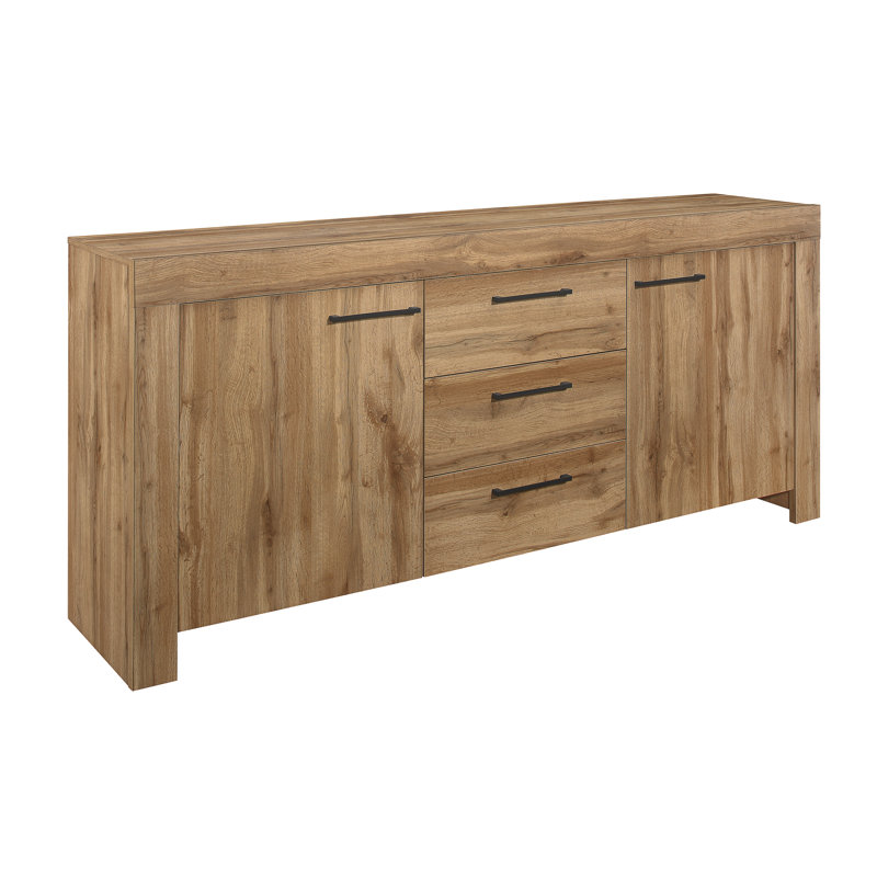 Clarris 199.8 Cm Wide 3 Drawer Sideboard