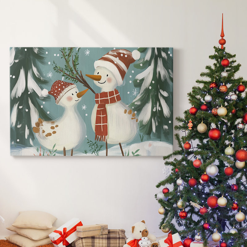 Christmas Holiday Arts - Toile tendue avec châssis