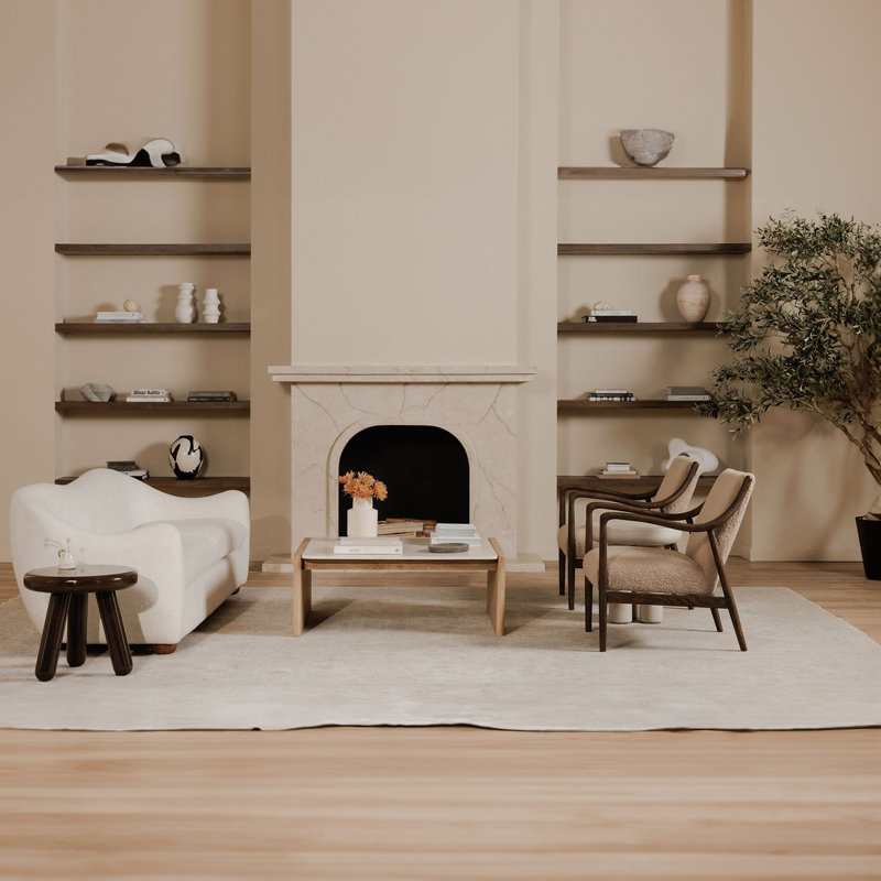 Elwood Sofa, Ecru Performance Weave