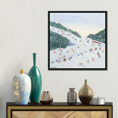 Ski-Vening, 1995 - Wall Art Print - Framed Canvas